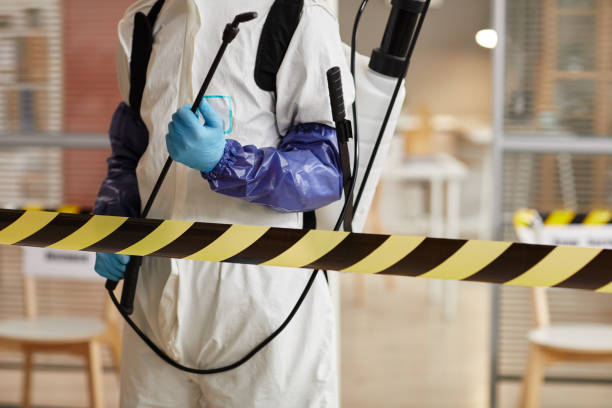 Professional Blood Cleanup technician working in Pembroke, NC